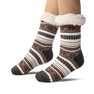 2025 hommes moelleux pantoufle chaussettes doux confortable chaud hiver intérieur antidérapant maison pantoufle chaussettes - Product Image 2