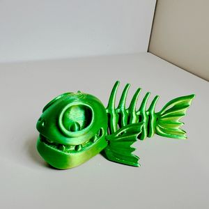 Juguete de Piranha Flexible de Resina Personalizado, Animal Marino Multiarticulado, Juguete Antiestrés, Regalo para Niños, Diwali, Ramadán - Product Image 1