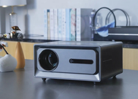 Nouveau projecteur vidéo LCD 4K UST micro portable 2026 Innovation avec mise au point automatique, Android OS et son HIFI - 1080P HD