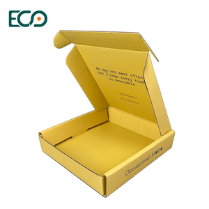 Thick Small Cardboard Box For Shipping Packaging Yellow Shipping Boxes Medium