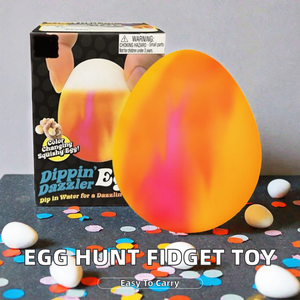 Jeu de chasse aux œufs dorés RJ en TPR, boîte mystère portable, surprise de Pâques, jouet anti-stress à presser pour enfants et adultes - Product Image 2