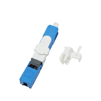 Conector de Fibra Óptica Profesional FTTH SC APC UPC de Montaje Rápido en Campo, Conector de Empalme en Frío sin Herramientas