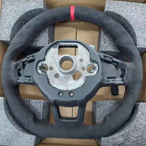Volante <span class=keywords><strong>de</strong></span> gamuza en stock para Volkswagen VW <span class=keywords><strong>Golf</strong></span> 5 6 7 7.8 R 7R MK5 MK6 MK7 <span class=keywords><strong>GTI</strong></span> Polo Passat B7 B8 Tiguan CC - Product Image 5