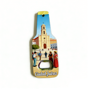 Ouvre-bouteille au design emblématique Montserrat Ciudad Juarez Anguilla Îles Vierges Aimants de réfrigérateur promotionnels personnalisés en gros - Product Image 2