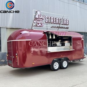 Camión de Comida Rápida Móvil Personalizado para Exteriores, de Acero Inoxidable, para Pizza, Café y Aperitivos, Nuevo Diseño, con Certificado CE - Product Image 1