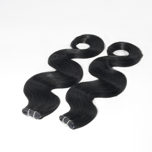 <span class=keywords><strong>Extensiones</strong></span> <span class=keywords><strong>de</strong></span> <span class=keywords><strong>Cabello</strong></span> Humano Virgen Remy al por Mayor, Color <span class=keywords><strong>Natural</strong></span>, Cutícula Alineada, Doble Trama, Ondulado <span class=keywords><strong>Natural</strong></span> para <span class=keywords><strong>Cabello</strong></span> Genius Weft - Product Image 4