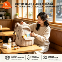 Sac à dos à langer multi-compartiments pour maman et papa, grand sac de voyage pour articles essentiels de maternité, le meilleur cadeau pour les mamans