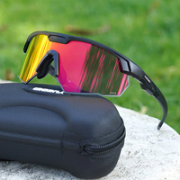 Lunettes de pickleball personnalisées avec logo, lunettes de sport TR90, OEM ODM |   3 lentilles interchangeables de 2,0 mm épaissies UV400 en gros