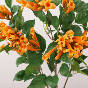 Firecracker <b>Artificial</b> Flowers Single <b>Stem</b> 83cm High Simulation Wedding Decorations Home Decor Props - Product Image 3