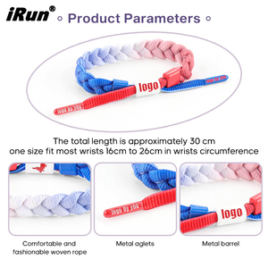 <span class=keywords><strong>IRun</strong></span> Nuevo Diseño Hombres Paracord Pulsera Doble Capa Macramé Pulsera Negro Acero Inoxidable Cordones Pulsera para Regalo - Product Image 2