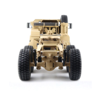 Camion RC HG-P802 PRO avec lumières et son, 1/12, 2.4G, M983, 739 mm, jouet télécommandé, camion RC 8x8, tracteur, sans batterie ni chargeur