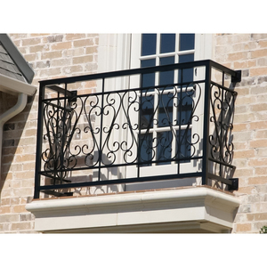 Balcon français en fer forgé en acier de Géorgie Conception de garde-corps Juliet Protéger <span class=keywords><strong>les</strong></span> personnes ou <span class=keywords><strong>les</strong></span> fenêtres - Product Image 2