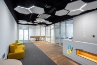 Système de cloisons modulaires en verre de conception moderne et luxueuse pour bureaux, absorption acoustique, utilisation en hôpital et école