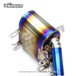 Système d'échappement OEM Boska pour PORSCHE 911 997.1/997.2 Carrera 4S 3.6L3.8L 2004-2012, tuyau en titane léger, voiture de sport supersonique - Product Image 2