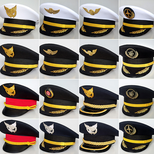 Cappello da Pilota Aviatore con Visiera Larga e Visiera Interna, Formale, per Uso Quotidiano all'Aperto, in Tessuto Traspirante, Unisex - Product Image 1