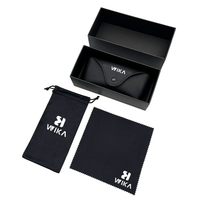 Vente en gros de luxe Coffret souple en papier pour lunettes de soleil Sac de rangement pour lunettes de soleil avec logo personnalisé