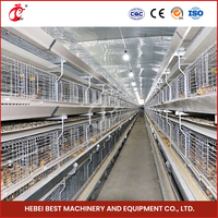 Cage à batterie de type H pour élevage de volailles pour poulets de chair Récolte automatique