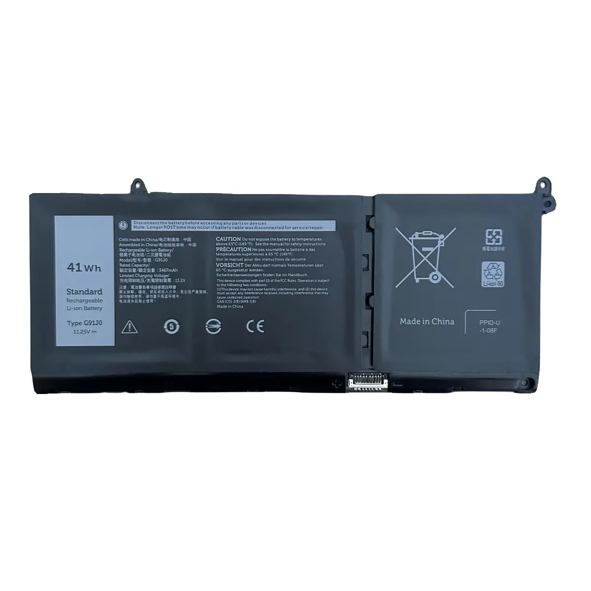 Jpfmr 7T0D3 65N6H แบตเตอรี่แล็ปท็อปแบบชาร์จไฟได้สำหรับ Dell Vostro 3515 7415ละติจูด5418 3320 3420