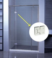 Charnière de sol réglable moderne en acier inoxydable pour porte de douche en verre, pour balustrade de balcon, escalier extérieur, usage DIY
