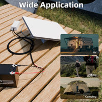 Convertidor de CC para Starlink Mini, Regulador Elevador de Voltaje de 12V/24V a 36V, Adaptador para Starlink Exterior con Terminales de Anillo para RV y Embarcaciones