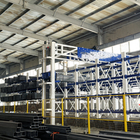 Système de stockage entièrement automatique de type portique, équipement d'entrepôt industriel en acier profilé de type portique