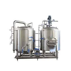 Équipement de brassage de bière artisanale de machines de brasserie commerciale personnalisées à bas prix
