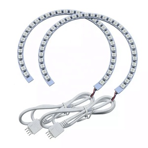 RGB <span class=keywords><strong>E36</strong></span> E46 E31 E39 131MM 146MM Halo Rings DRL fendinebbia Angel Eyes faro uso per <span class=keywords><strong>bmw</strong></span> e46 E90 angel eyes - Product Image 2