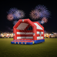 Moonwalk Commercial Gonflable Videur PVC Extérieur Adulte Saut Château Rose Bulle Blanc Mini Enfants Arc-En-Ciel Bounce Maison