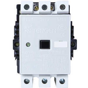 Contacteur AC Tengen Cjx1-75/22 75A 380V/220V 3 phases Montage sur rail DIN - Product Image 2
