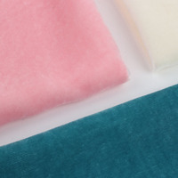 Tissu de velours de soie de mûrier de luxe avec un tombé élégant, matière de velours de georgette douce pour robes de soirée et abayas haut de gamme