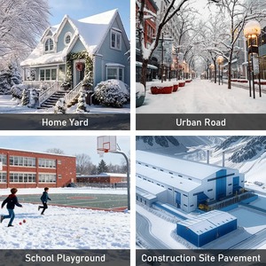 <span class=keywords><strong>Souffleuse</strong></span> à neige sans fil portative, déneigeuse électrique, <span class=keywords><strong>poignée</strong></span> réglable, conception détachable <span class=keywords><strong>pour</strong></span> un rangement facile - Product Image 4