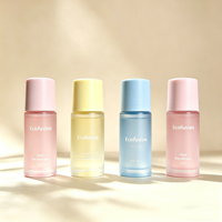 Individuelle Farbe & Bedruckung Ätherisches Öl Kosmetik 30ml 50ml Mattierte Roll-on Glasflaschen für Deodorant Parfüm-Verpackung