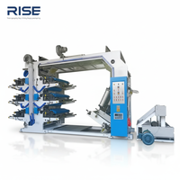 Machine d'impression flexographique automatique RSXY-600 pour rouleaux de papier Bopp, Opp, Pe, Pvc, Pet