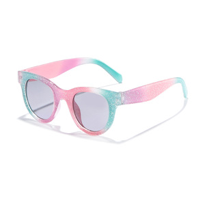 New <b>Glitter</b> Frame UV400 <b>Red</b> Summer Outdoor Sunglasses for Kids Children Boys Girls Toddler Baby - Product Image 6