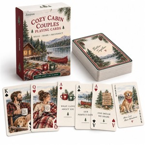 Custom Eco-Friendly Recyclable <strong>Valentine's</strong> Day Couples Playing <strong>Cards</strong> for Drinking <strong>Card</strong> Games Romantic Conversation Prompts Date - Product Image 1
