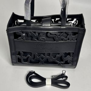 Bolso Tote SLL 2025, Nuevo Diseño Retro con Patrón Calado, Color Sólido, Bolso <span class=keywords><strong>de</strong></span> Mano Elegante - Product Image 4