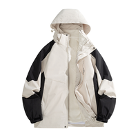 Veste de sport unisexe LAYENNE, longue, à capuche, zippée, coupe-vent, 100% polyester, épaisse, étiquette personnalisée