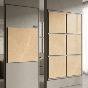 Azulejos de Porcelana Esmaltada Pulida Aeroni Bianco 800x800mm, Efecto Mármol Blanco para Pisos - Product Image 2
