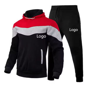 Chándales de ropa informal con estilo, chándales de lana de algodón para hombres, ropa de gimnasio para correr alto - Product Image 6