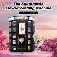 Máquina Expendedora Inteligente XYZ con Pantalla Táctil Personalizada al por Mayor, Máquina Expendedora de Flores Frescas con Sistema de Refrigeración