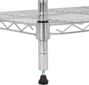 رفوف سلكية قابلة للتخصيص 5 رفوف تخزين خفيفة قابلة للتعديل وحدة غسيل الحمام خزانة - Product Image 6