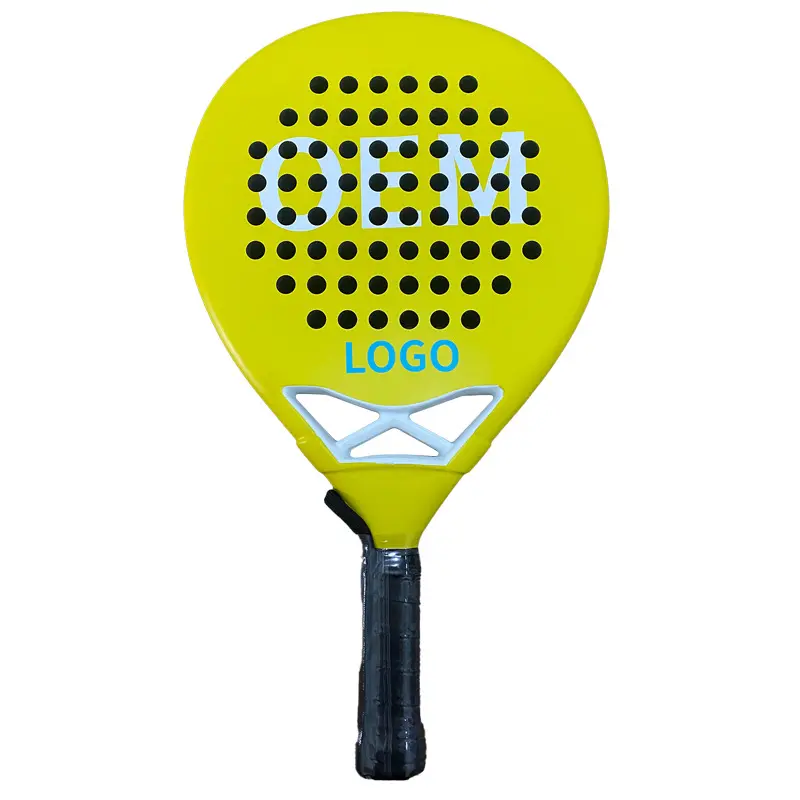 EVA bellek Flex köpük çekirdek Padel tenis raketleri kürek tenis raketi ile karbon Fiber yüzey Padel raket