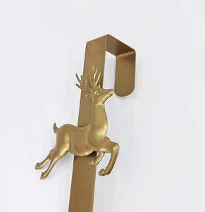 15 inch kerstkranshaken, metalen haken voor over de deur, praktische kleding- en handdoekhaken voor kerstdecoratie op de deur - Product Image 3