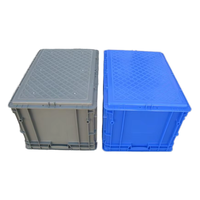 Conteneurs en plastique PP/HDPE empilables et emboîtables, boîte de stockage logistique, logo personnalisé, 600*400*280MM, légers, durables, écologiques