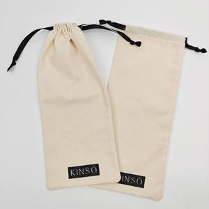 Pochette en toile de coton biodégradable écologique pour bijoux, sac de rangement pour cadeaux, marque de luxe, logo personnalisé, petite pochette cosmétique - Product Image 2