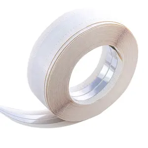 Cinta de papel para juntas de paneles de yeso de esquina de metal de 30m * 50mm cinta protectora de esquina de metal flexible