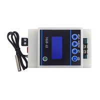 Contrôleur de température automatique XY-DT01 12V 24V NTC 10K Sonde de capteur Rail DIN Thermostat 30A Sortie relais Prise en charge DS18B