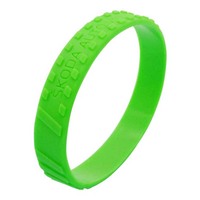 Bracelet de Sport pour Halloween ou noël en Pvc, effaçable, personnalisé à Led scintillant, en caoutchouc et Silicone, nouveau