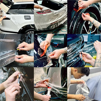 Film de protection de peinture transparent en TPU auto-cicatrisant super hydrophobe 8,5 mil, garantie 10 ans, matériaux bruts américains, pour voiture (PPF)