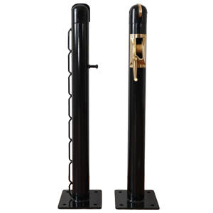 Postes <span class=keywords><strong>de</strong></span> <span class=keywords><strong>Tenis</strong></span> Redondos <span class=keywords><strong>de</strong></span> Acero/Aluminio <span class=keywords><strong>de</strong></span> Primera Calidad para Montaje en Superficie con <span class=keywords><strong>Red</strong></span> - Product Image 3